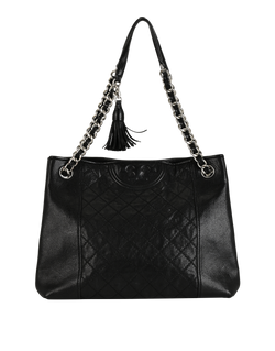 Fleming Tote, Leather, Black, MIC, 2*